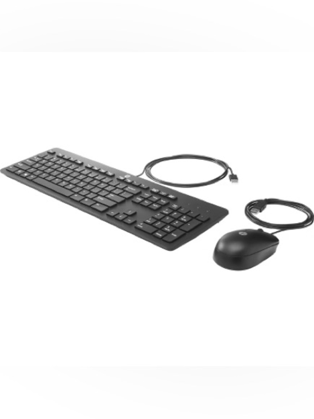 HP Wired Desktop 320MK Keyboard and Mouse Set - Black
